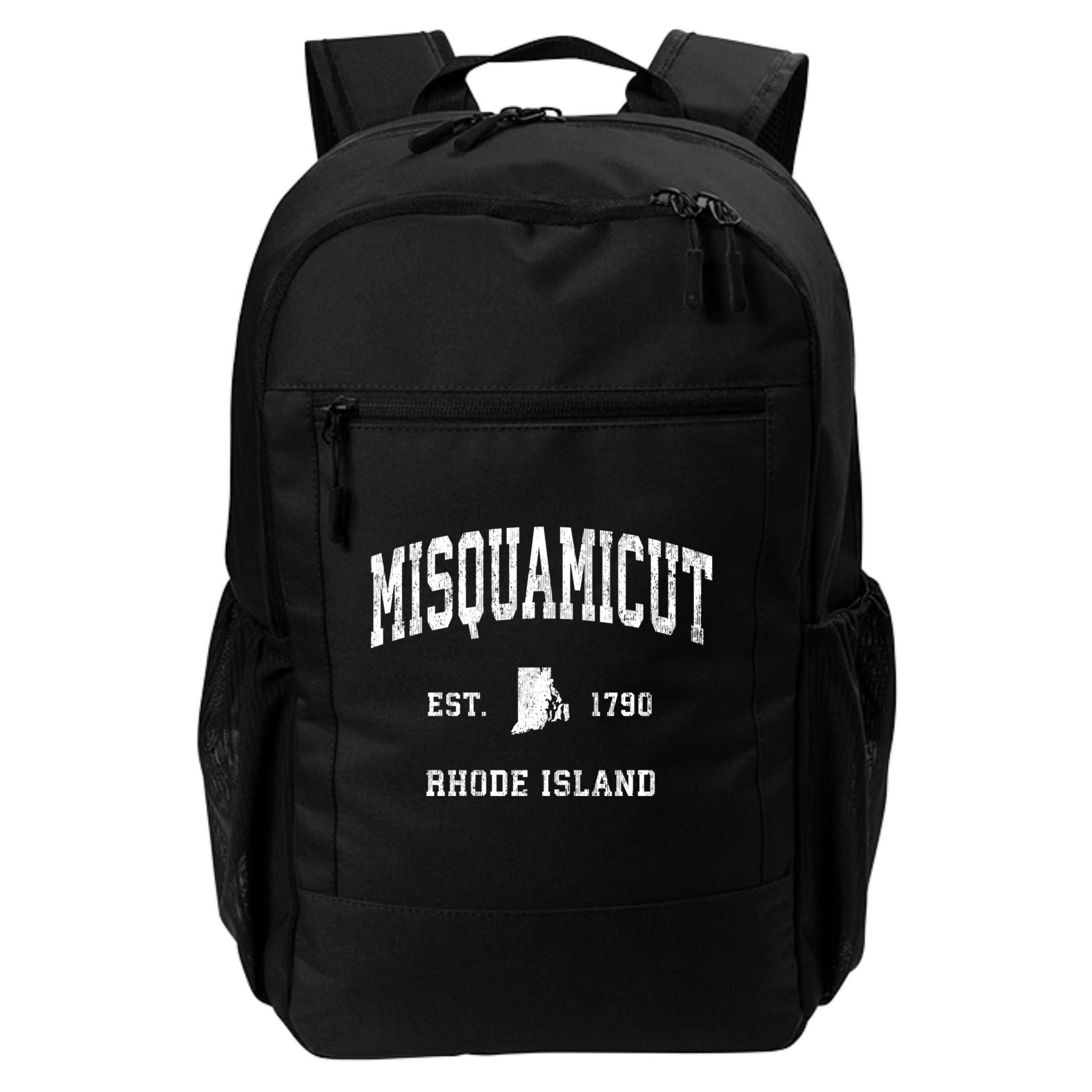 Misquamicut Rhode Island Ri Vintage Athletic Sports Backpack