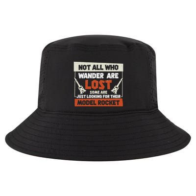 Model Rocket Just Looking For Funny Rocket Science Cool Comfort Performance Bucket Hat