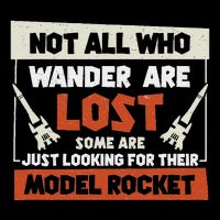 Model Rocket Just Looking For Funny Rocket Science Button