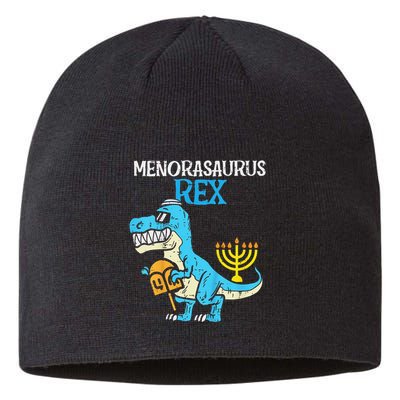 Menorasaurus Rex Jew Dino Trex Hanukkah Sustainable Beanie