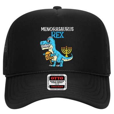 Menorasaurus Rex Jew Dino Trex Hanukkah Trucker Hat
