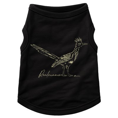 Minimalist Roadrunner Lover Distressed Doggie Tank