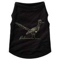 Minimalist Roadrunner Lover Distressed Doggie Tank