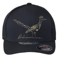 Minimalist Roadrunner Lover Distressed Flexfit Unipanel Trucker Cap