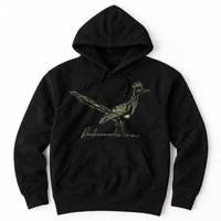 Minimalist Roadrunner Lover Distressed Hoodie