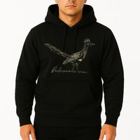 Minimalist Roadrunner Lover Distressed Hoodie