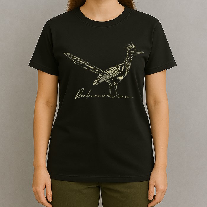Minimalist Roadrunner Lover Distressed T-Shirt