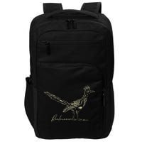 Minimalist Roadrunner Lover Distressed Impact Tech Backpack