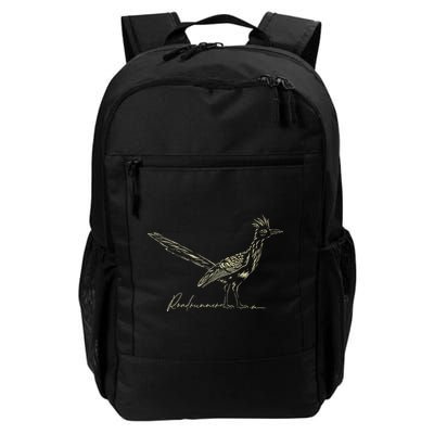 Minimalist Roadrunner Lover Distressed Backpack