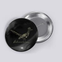 Minimalist Roadrunner Lover Distressed Button
