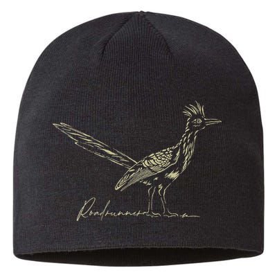Minimalist Roadrunner Lover Distressed Sustainable Beanie
