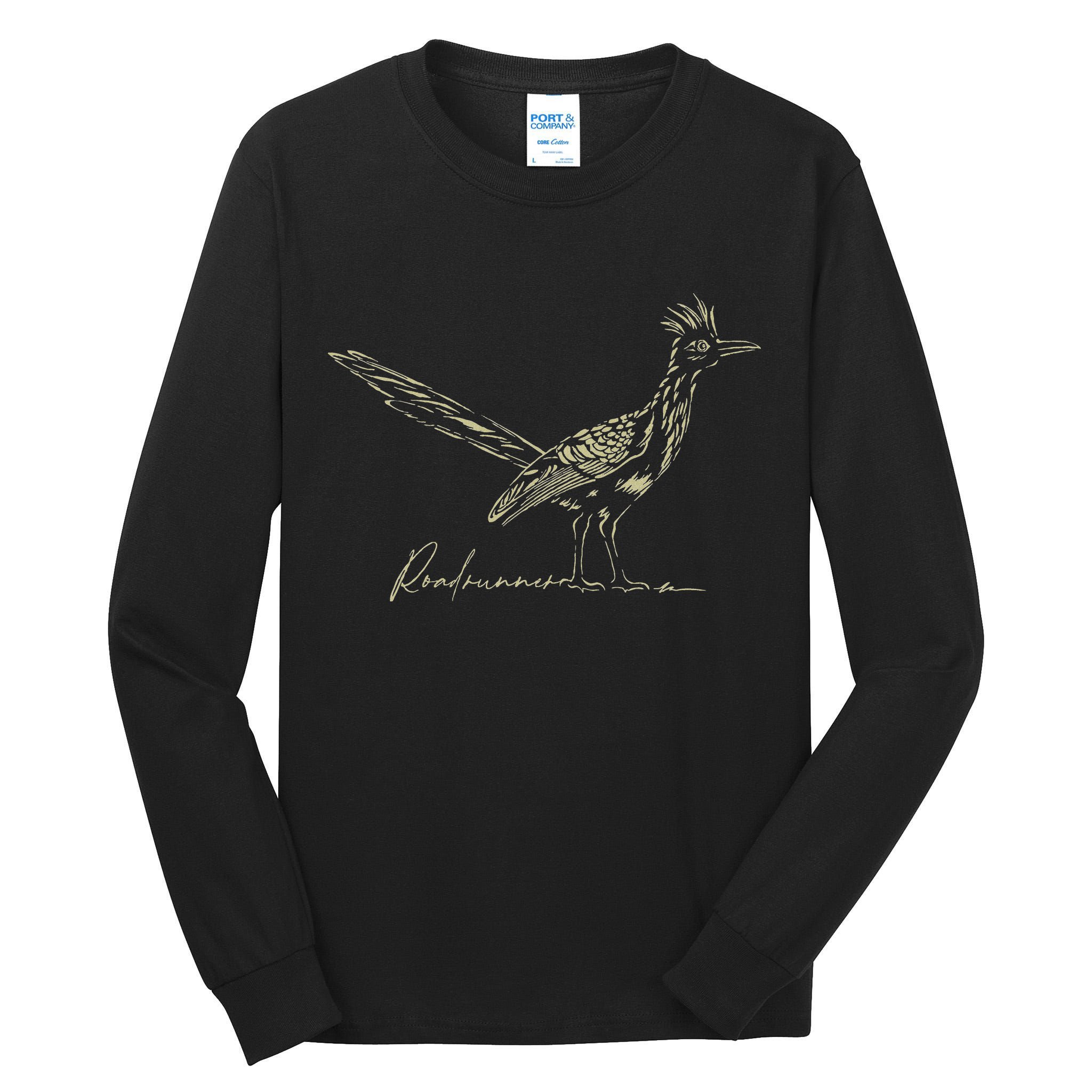 Minimalist Roadrunner Lover Distressed Tall Long Sleeve T-Shirt