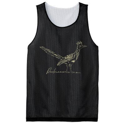 Minimalist Roadrunner Lover Distressed Mesh Reversible Basketball Jersey Tank