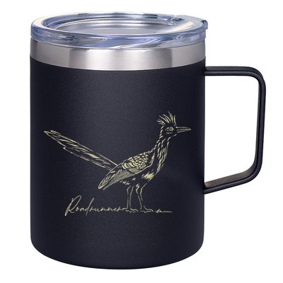 Minimalist Roadrunner Lover Distressed 12oz Stainless Steel Coffee Mug