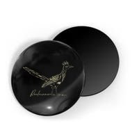 Minimalist Roadrunner Lover Distressed Magnet