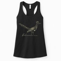Minimalist Roadrunner Lover Distressed Womens Tank Top