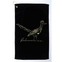 Minimalist Roadrunner Lover Distressed Golf Towel