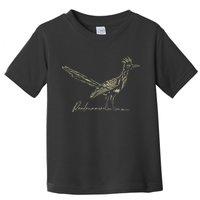 Minimalist Roadrunner Lover Distressed Toddler T-Shirt