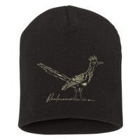 Minimalist Roadrunner Lover Distressed Short Acrylic Beanie