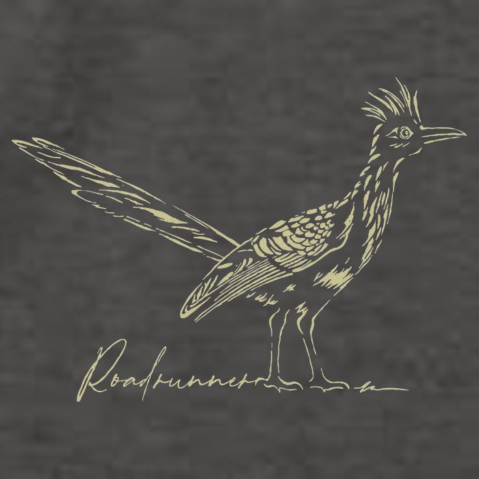 Minimalist Roadrunner Lover Distressed Vector Backpack