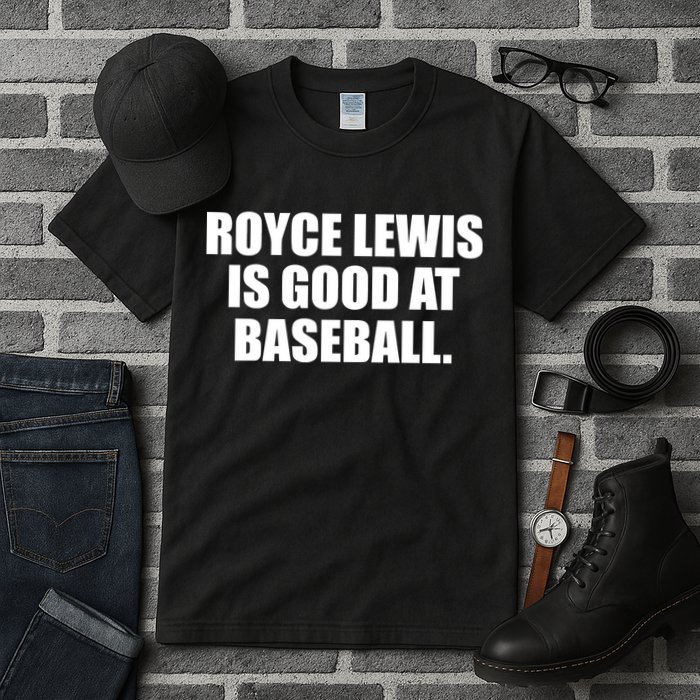 Minnesotatwins Royce Lewis Is Good At Baseball Tall T-Shirt