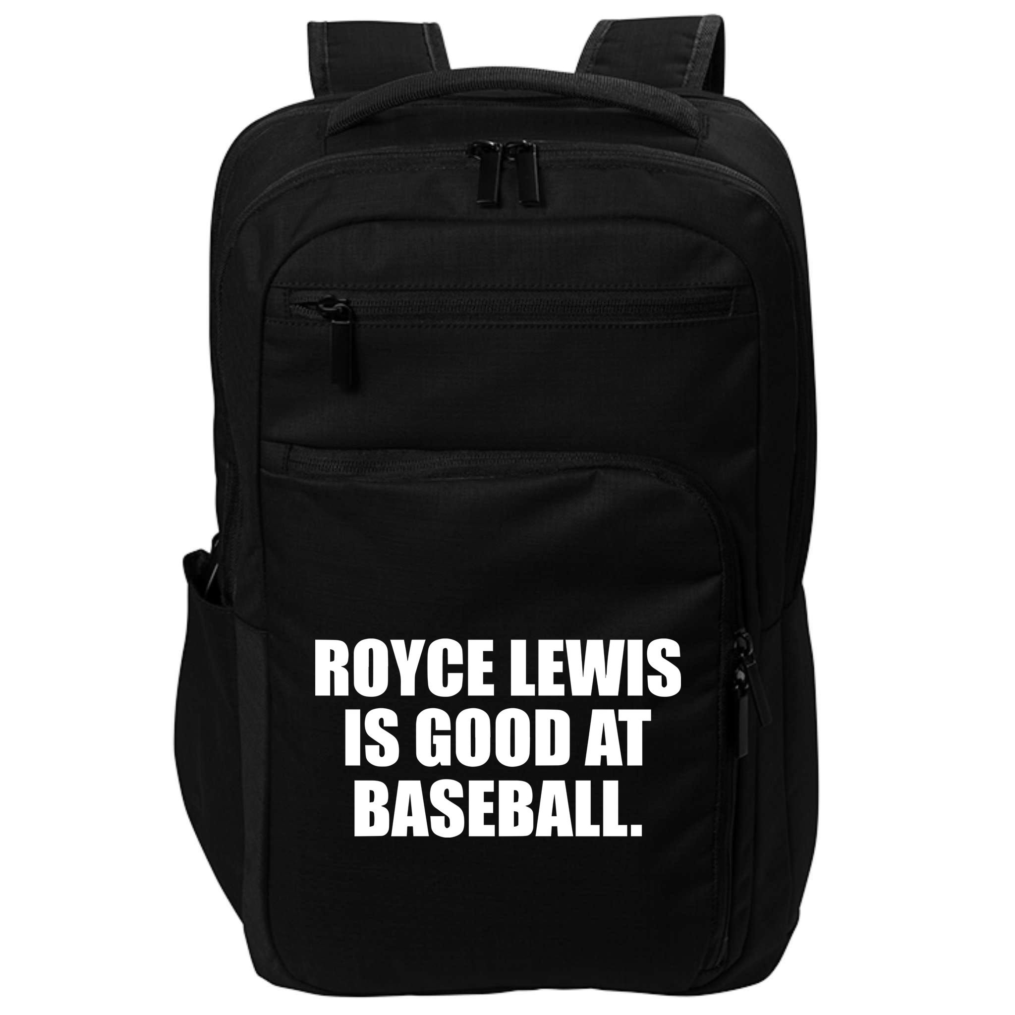 Minnesotatwins Royce Lewis Is Good At Baseball Impact Tech Backpack