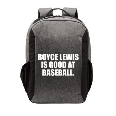Minnesotatwins Royce Lewis Is Good At Baseball Vector Backpack