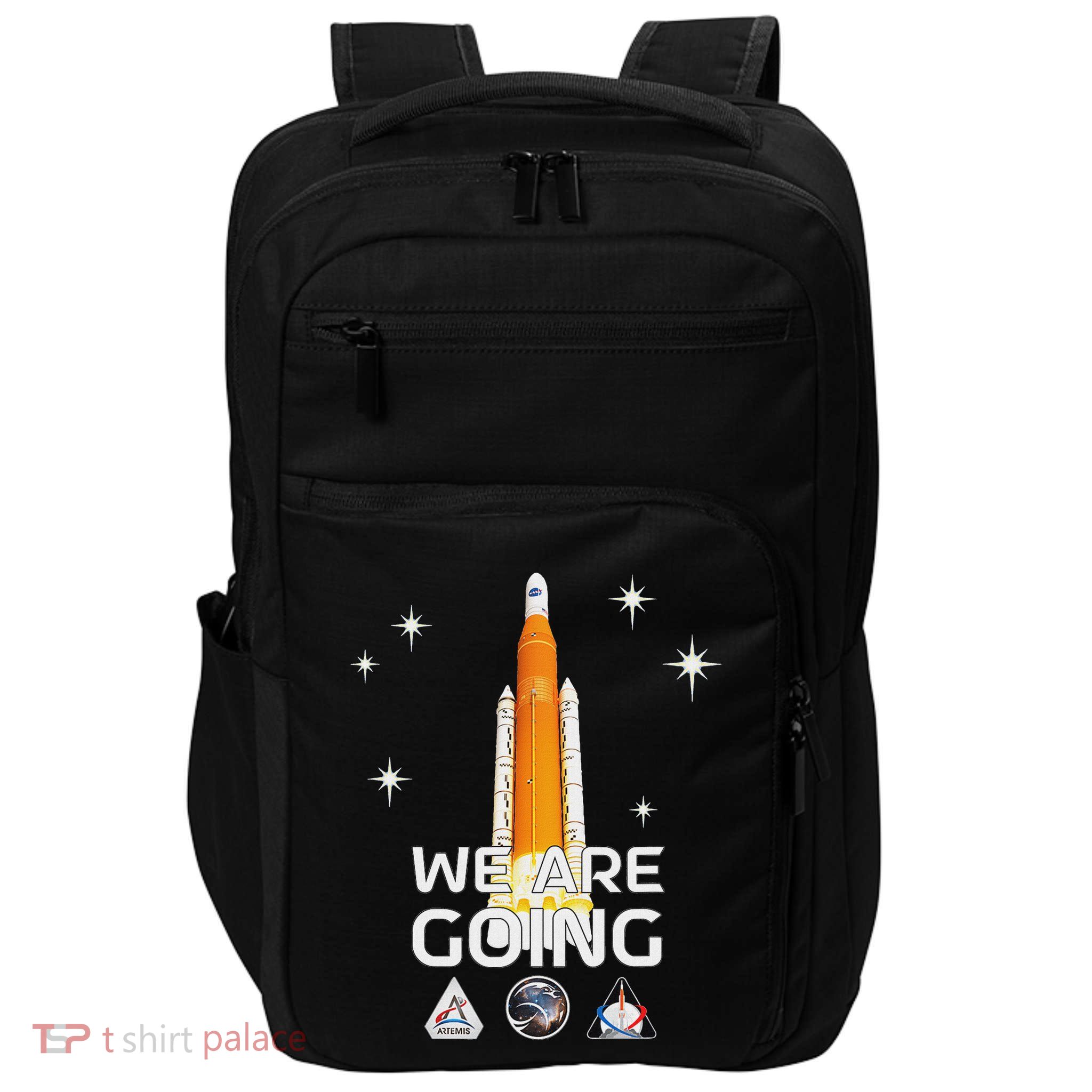 Moon Rocket Launch We Are Going Impact Tech Backpack