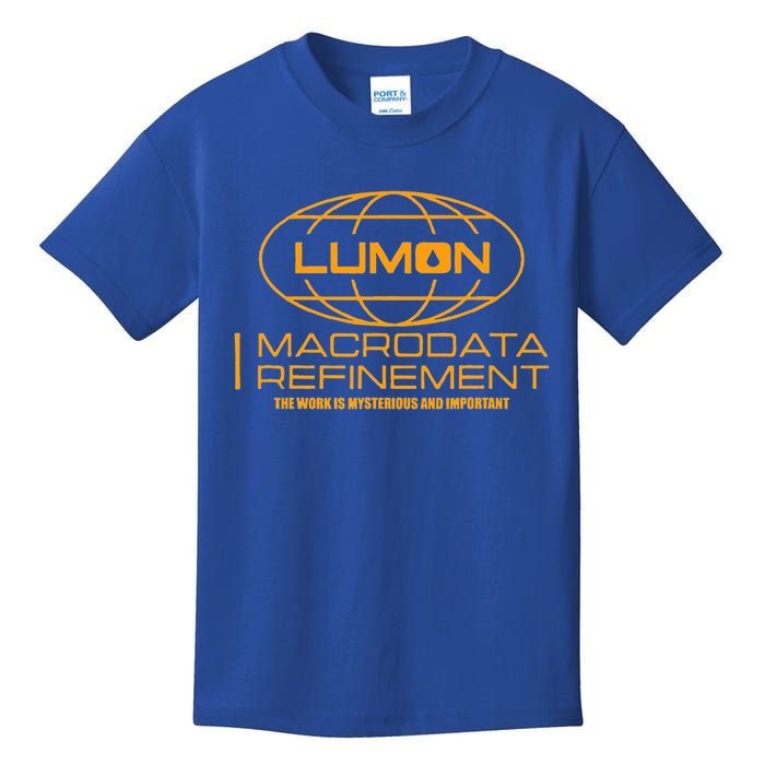 Macrodata Refinement Lumon The Work Is Mysterious  Kids T-Shirt