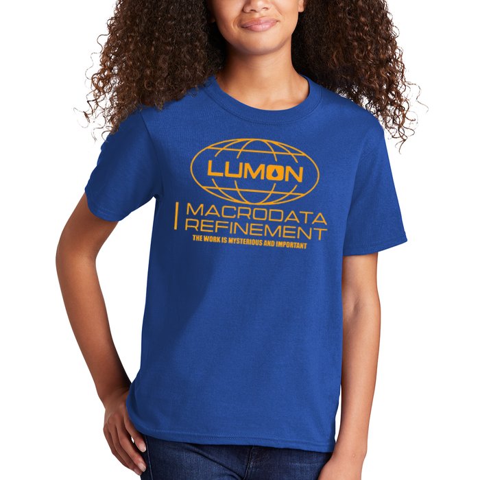 Macrodata Refinement Lumon The Work Is Mysterious  Kids T-Shirt