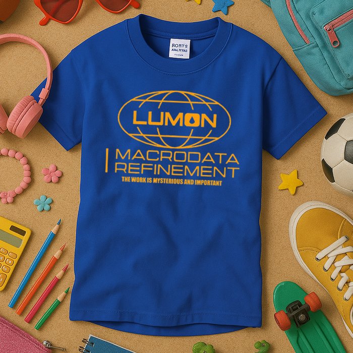 Macrodata Refinement Lumon The Work Is Mysterious  Kids T-Shirt