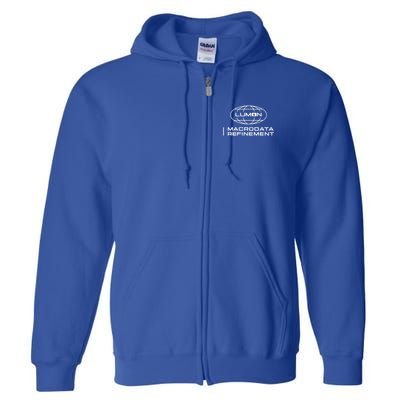 Macrodata Refinement Logo Lumon  Full Zip Hoodie