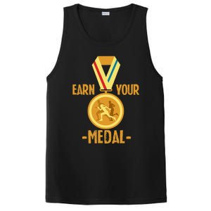 Marathon Running Medal Marathon Runner Finisher Marathoners PosiCharge Competitor Tank