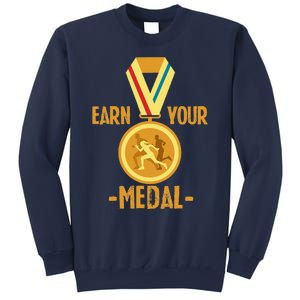 Marathon Running Medal Marathon Runner Finisher Marathoners Sweatshirt