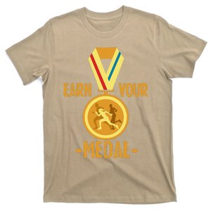 Marathon Running Medal Marathon Runner Finisher Marathoners T-Shirt