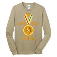 Marathon Running Medal Marathon Runner Finisher Marathoners Tall Long Sleeve T-Shirt