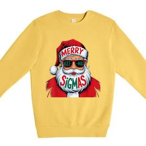 Merry Rizz Mas Sigmas Gen Alpha Middle School Christmas Premium Crewneck Sweatshirt