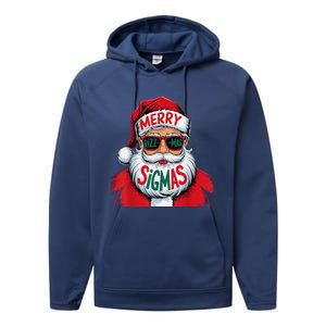 Merry Rizz Mas Sigmas Gen Alpha Middle School Christmas Performance Fleece Hoodie