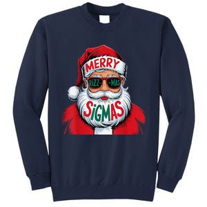 Merry Rizz Mas Sigmas Gen Alpha Middle School Christmas Tall Sweatshirt