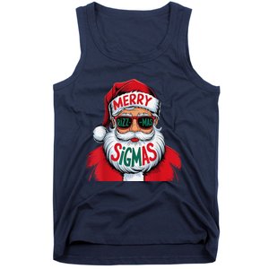 Merry Rizz Mas Sigmas Gen Alpha Middle School Christmas Tank Top