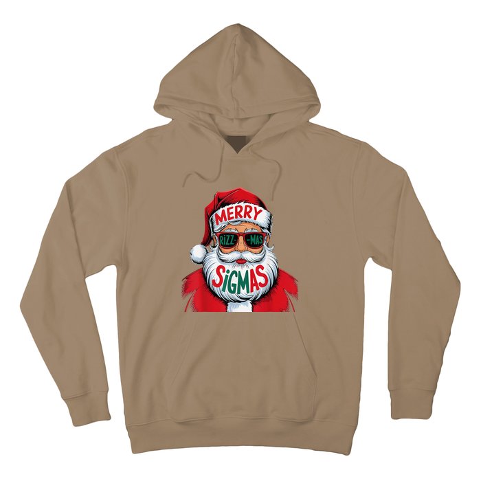 Merry Rizz Mas Sigmas Gen Alpha Middle School Christmas Hoodie