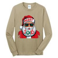 Merry Rizz Mas Sigmas Gen Alpha Middle School Christmas Tall Long Sleeve T-Shirt