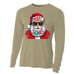 Merry Rizz Mas Sigmas Gen Alpha Middle School Christmas Cooling Performance Long Sleeve Crew