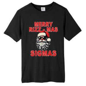 Merry Rizz Mas Sigmas Cool Santa Face Gen Alpha Christmas Tall Fusion ChromaSoft Performance T-Shirt