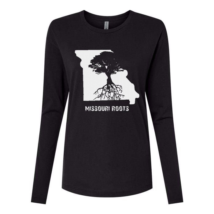 Missouri Roots Missouri Is Home Womens Cotton Relaxed Long Sleeve T-Shirt