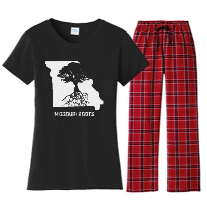 Missouri Roots Missouri Is Home Women's Flannel Pajama Set