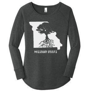 Missouri Roots Missouri Is Home Women's Perfect Tri Tunic Long Sleeve Shirt