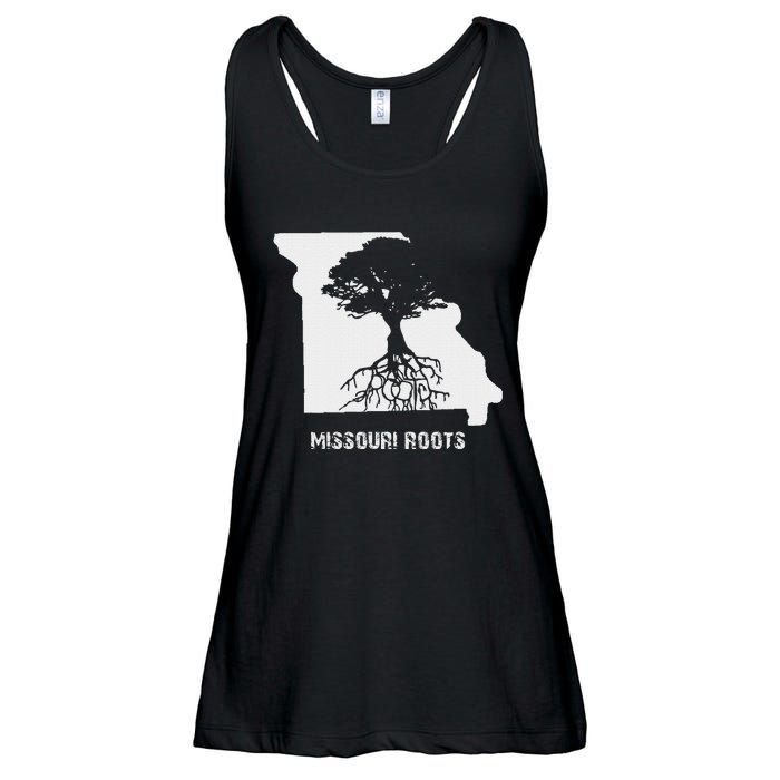 Missouri Roots Missouri Is Home Ladies Essential Flowy Tank