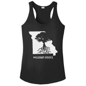 Missouri Roots Missouri Is Home Ladies PosiCharge Competitor Racerback Tank