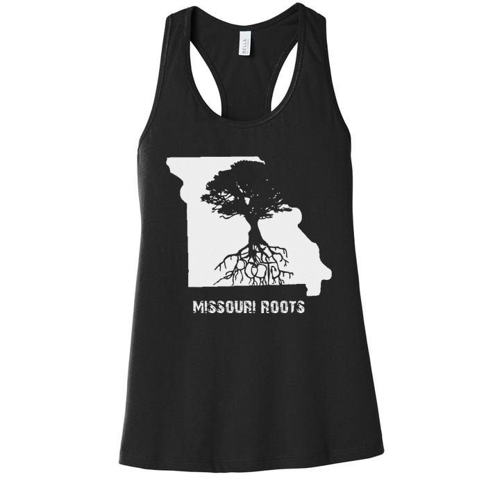 Missouri Roots Missouri Is Home Women's Racerback Tank